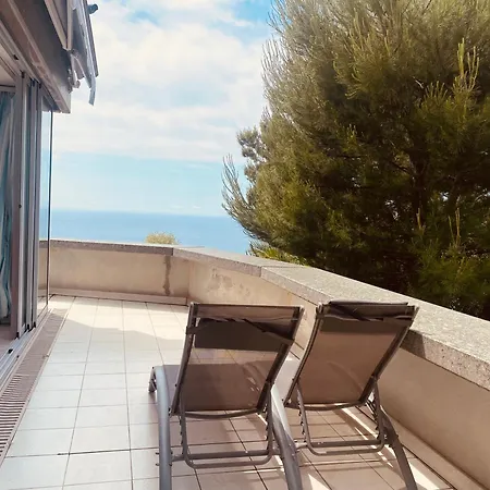 Sunny Home Costa Plana-Monaco -Cap D'Ail Cap-d'Ail Exterior foto